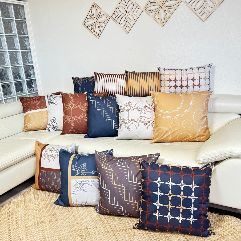 Moso'oi Throw Pillow Cover Collection